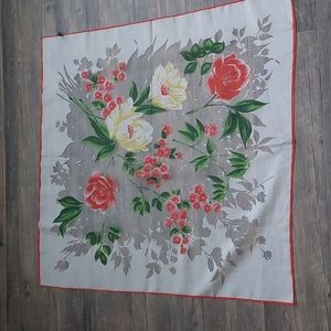 Vintage square scarf